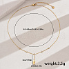 Stainless Steel Pave Cubic Zirconia Oval Pendant Necklaces CS5685-5-1