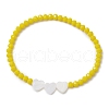 3Pcs 3 Styles Glass Beaded Stretch Bracelets Sets for Women BJEW-JB11168-3