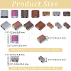 CREATCABIN 200pcs 6 Style Glass Seed Beads SEED-CN0001-40-2