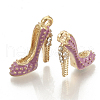 Alloy Enamel Stilettos Pendants ENAM-S115-042B-2