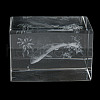 3D Laser Engraving Animal Glass Figurine DJEW-R013-01B-4