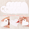 SOFPLATE 200Pcs Heart Paper Gift Tags CDIS-SP0001-14B-6