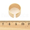 Brass Cuff Rings RJEW-B119-02G-5