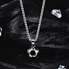 304 Stainless Steel Pendant Necklaces NJEW-H058-02P-2
