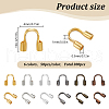 6 Colors Brass Wire Guardians and Protectors KK-LP0001-23B-2