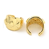 Brass Cuff Earrings EJEW-C104-114G-2
