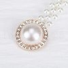 Alloy Crystal Rhinestone & Plastic Imitation Pearl Beaded Waist Belly Chains for Women FS-WG4F3BE-01-4