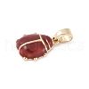Brass Enamel Pendants KK-Z107-07G-2