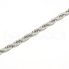 Fashionable 304 Stainless Steel Rope Chain Necklaces STAS-A028-N056P-2