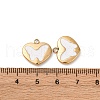 304 Stainless Steel Enamel Charms STAS-L022-008G-B-3