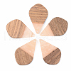 Opaque Resin & Walnut Wood Pendants RESI-S389-035A-C02-1
