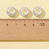 30Pcs Polymer Clay Rhinestone European Beads CPDL-FS0001-01-4
