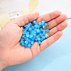 Transparent Deep Sky Blue Acrylic Beads TACR-YW0001-08G-7