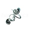 Boho Adjustable Brass Twisted Wire Wrapped Long Toe Rings FS-WGE7B88-01-5