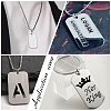 8Pcs 304 Stainless Steel Pendants STAS-LP0001-29-4