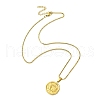 304 Stainless Steel Pendant Necklaces NJEW-K264-01G-1