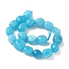Dyed Natural Malaysia Jade Beads Strands G-P528-I14-01-4