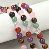 Natural Mixed Gemstone Beads Strands G-P574-A02-8mm-1