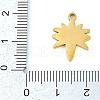 304 Stainless Steel Pendants STAS-F315-06G-01-3