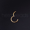 316L Surgical Stainless Steel Wheat Hoop Nose Rings WG7F55C-03-1