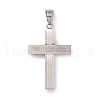 304 Stainless Steel Big Pendants STAS-H351-15P-2