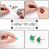 Fashewelry 90Pcs 18 Style Natural & Synthetic Gemstone Cabochons G-FW0001-09-4
