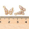Brass Micro Pave Cubic Zirconia Pendants KK-A253-17G-3