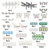 SUNNYCLUE DIY Butterfly & Dragonfly Earring Making Kits DIY-SC0013-11-2