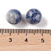 Natural Blue Spot Jasper No Hole Sphere Beads G-K353-04A-14-3