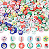 SOFPLATE Christmas Theme 300Pcs Handmade Polymer Clay Beads CLAY-SP0001-01B-1
