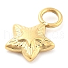 Ion Plating(IP) 304 Stainless Steel Charms STAS-P379-06C-G-2