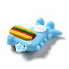Dinosaur with Hamburger Shape PVC Pendants KY-E012-03D-3