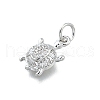 Brass Micro Pave Cubic Zirconia Pendants KK-K400-41P-2