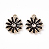 Alloy Rhinestone Pendants PALLOY-P287-01LG-02-2
