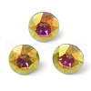 Glass Rhinestone Cabochons RGLA-L029-09B-VRLA-1