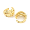 Rack Plating Brass Cuff Earrings EJEW-A028-51G-2