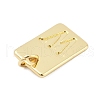 Brass Pendants KK-H206-10G-W-2