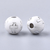 Plating Acrylic Beads X-PACR-Q113-10N-2