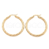 304 Stainless Steel Hoop Earrings X-EJEW-H322-17G-2