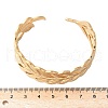 304 Stainless Steel Cuff Bangles for Women BJEW-U032-21G-3