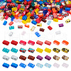 320Pcs 16 Styles 2-Hole Glass Seed Beads SEED-TA0001-29-2
