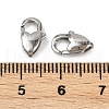 304 Stainless Steel Lobster Claw Clasps STAS-B089-01A-P-3