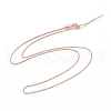 925 Sterling Silver Wheat Chains Necklace for Women STER-I021-04RG-1