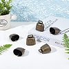 Retro Iron Bell Pendants IFIN-NB0001-29-3
