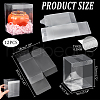 Folding Transparent PET Tea Storage Boxes CON-WH0106-08D-2