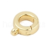 Brass Spring Gate Rings KK-G522-10G-2