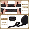 5 Yards Embroidery Flat Polyester Elastic Rubber Cord/Band OCOR-WH0016-10D-4