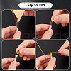 AHADERMAKER 9Sets 3 Colors Clear Glass Long Bottle Pendants FIND-GA0004-62-3