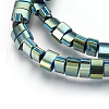 Electroplate Non-magnetic Synthetic Hematite Bead Strands G-I208-16-E-2