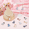 SUNNYCLUE 30Pcs Cat Shaped Alloy Enamel Pendants ENAM-SC0005-27B-4